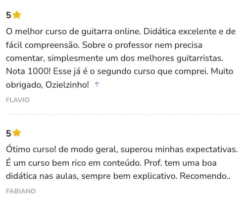 Depoimento de aluno 5