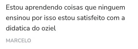 Depoimento de aluno 7